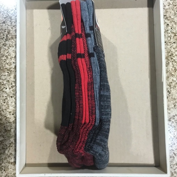 Chicago Bulls Men’s Crew Socks Size 6-12 (3 pack) - Picture 2 of 2
